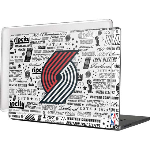NBA Portland Trail Blazers Historic Blast MacBook Cases