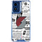 NBA Portland Trail Blazers Historic Blast Moto G 5G (2024) Clear Case