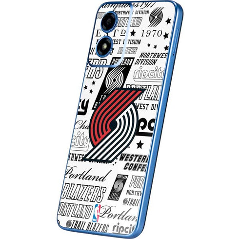 NBA Portland Trail Blazers Historic Blast Moto G Play 4G (2024) Skin