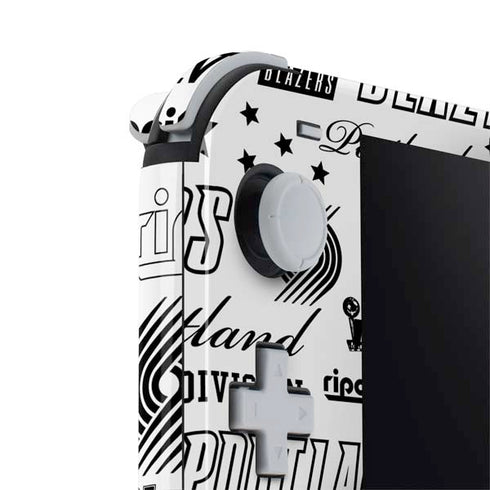 NBA Portland Trail Blazers Historic Blast Nintendo Switch Lite Skin