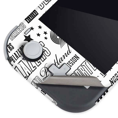 NBA Portland Trail Blazers Historic Blast Nintendo Switch Lite Skin