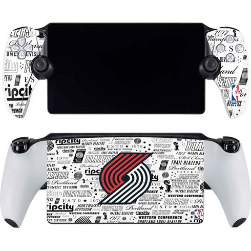 NBA Portland Trail Blazers Historic Blast PlayStation Portal Remote Player Skin