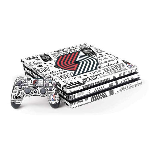 NBA Portland Trail Blazers Historic Blast PlayStation PS4 Skins