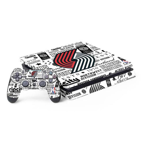 NBA Portland Trail Blazers Historic Blast PlayStation PS4 Skins