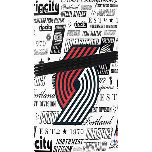 NBA Portland Trail Blazers Historic Blast PS5 Pro Console Skin