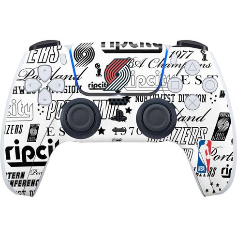NBA Portland Trail Blazers Historic Blast PlayStation PS5 Skins