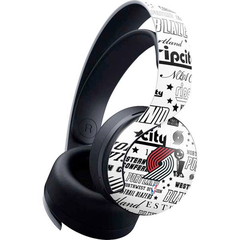 NBA Portland Trail Blazers Historic Blast PULSE 3D Wireless Headset for PS5 Skin