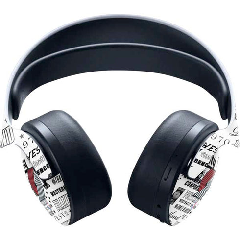 NBA Portland Trail Blazers Historic Blast PULSE 3D Wireless Headset for PS5 Skin