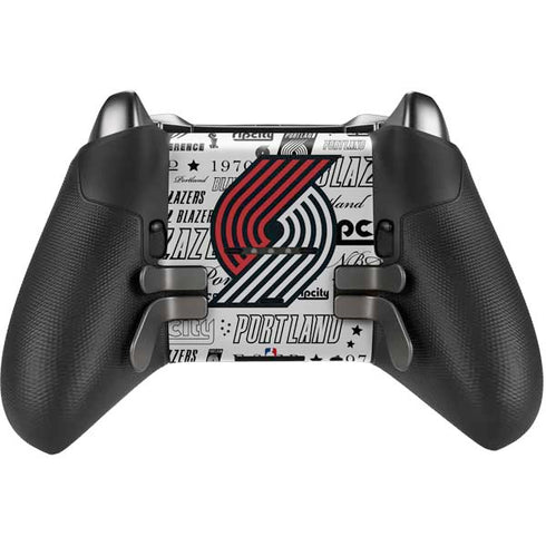 NBA Portland Trail Blazers Historic Blast Xbox Elite Wireless Controller Series 2 Skin