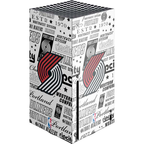 NBA Portland Trail Blazers Historic Blast Xbox Series X Skins