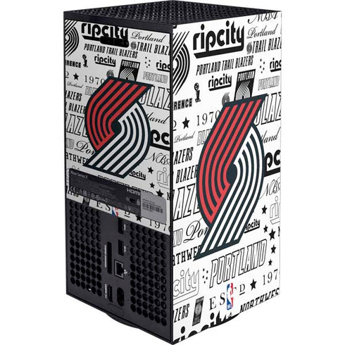 NBA Portland Trail Blazers Historic Blast XBox Series X Digital Edition Bundle Skin