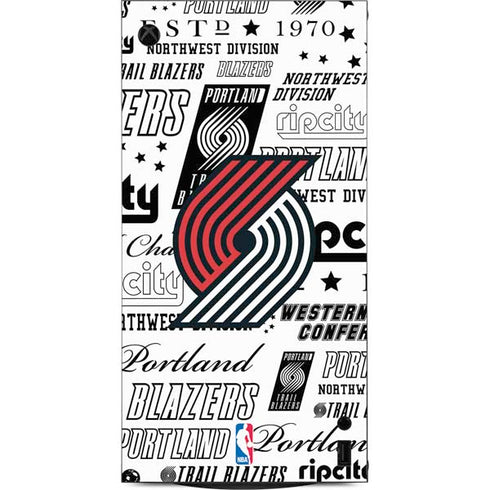 NBA Portland Trail Blazers Historic Blast XBox Series X Digital Edition Console Skin