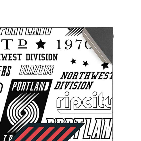 NBA Portland Trail Blazers Historic Blast XBox Series X Digital Edition Console Skin