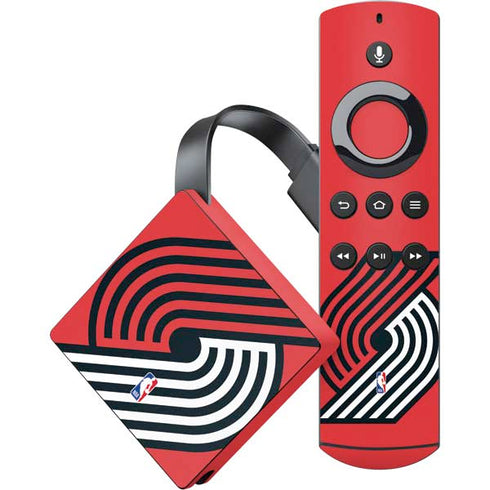 NBA Portland Trail Blazers Large Logo Amazon Fire TV Skin