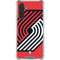 NBA Portland Trail Blazers Large Logo Galaxy A17 Clear Case
