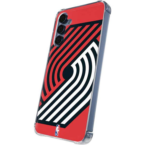 NBA Portland Trail Blazers Large Logo Galaxy A55 5G Clear Case