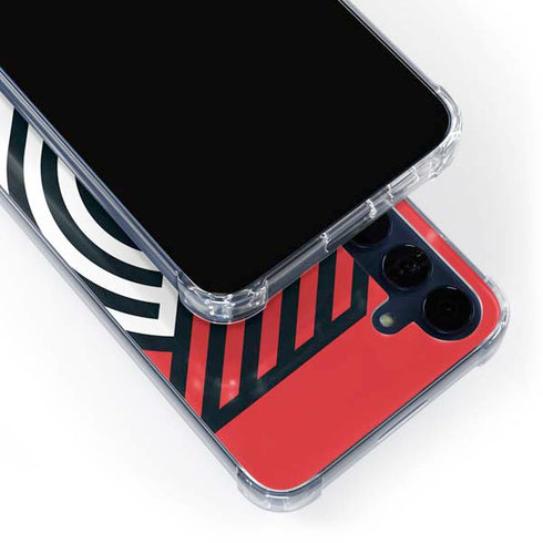 NBA Portland Trail Blazers Large Logo Galaxy A55 5G Clear Case