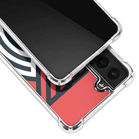 NBA Portland Trail Blazers Large Logo Galaxy S22 Plus Clear Case