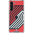 NBA Portland Trail Blazers Large Logo Galaxy S24 FE Clear Case