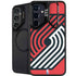NBA Portland Trail Blazers Large Logo Galaxy S24 FE Kickstand Case