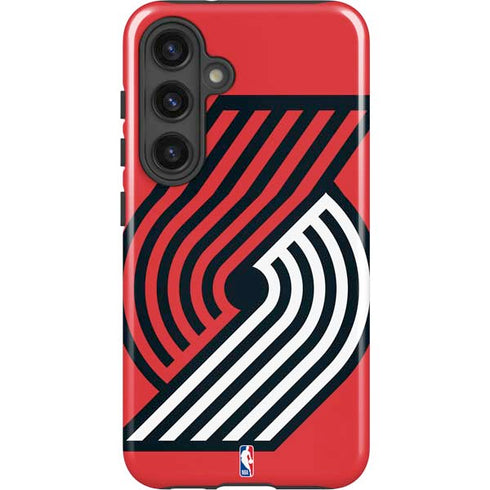 NBA Portland Trail Blazers Large Logo Galaxy S25 Impact Case