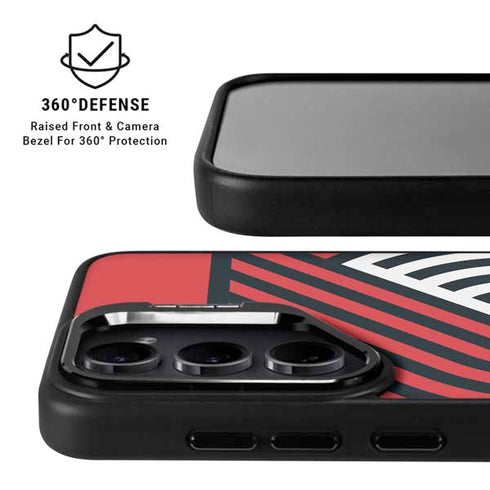 NBA Portland Trail Blazers Large Logo Galaxy S24 Kickstand Case