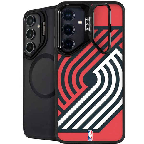 NBA Portland Trail Blazers Large Logo Galaxy S25 Plus Kickstand Case