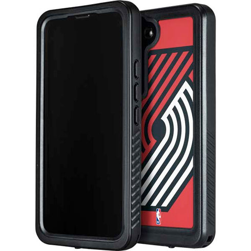 NBA Portland Trail Blazers Large Logo Galaxy S24 Waterproof Case