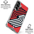 NBA Portland Trail Blazers Large Logo Galaxy S26 Clear Case