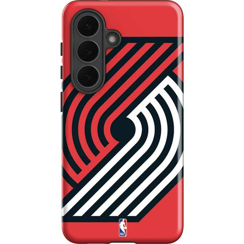 NBA Portland Trail Blazers Large Logo Galaxy S26 Impact Case