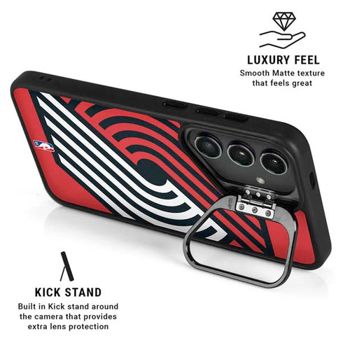 NBA Portland Trail Blazers Large Logo Galaxy S26 Kickstand Case