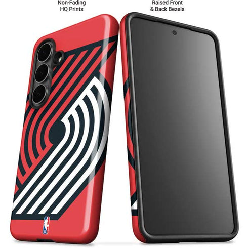 NBA Portland Trail Blazers Large Logo Galaxy S26 Plus Impact Case