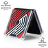 NBA Portland Trail Blazers Large Logo Galaxy Z Flip6 Clear Case