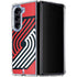 NBA Portland Trail Blazers Large Logo Galaxy Z Fold5 5G Clear Case