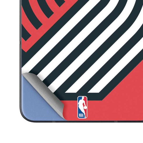 NBA Portland Trail Blazers Large Logo Galaxy Z Fold5 5G Skin