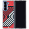 NBA Portland Trail Blazers Large Logo Galaxy Z Fold6 Clear Case