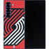 NBA Portland Trail Blazers Large Logo Galaxy Z Fold6 Skin