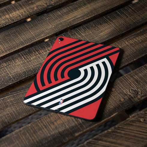 NBA Portland Trail Blazers Large Logo Apple iPad Pro Skin