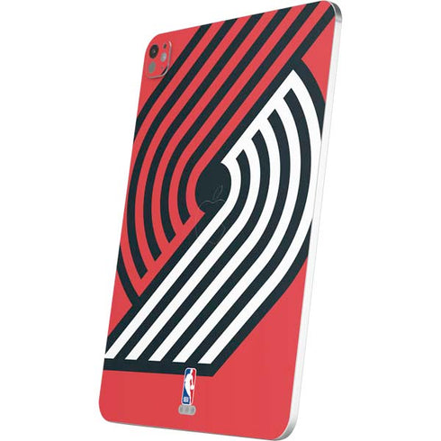 NBA Portland Trail Blazers Large Logo iPad Pro 13in M4 (2024) Skin
