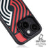 NBA Portland Trail Blazers Large Logo iPhone 14 Plus Kickstand Case
