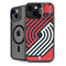 NBA Portland Trail Blazers Large Logo iPhone 15 Plus Kickstand Case