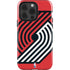 NBA Portland Trail Blazers Large Logo iPhone 15 Pro Impact Case