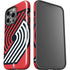 NBA Portland Trail Blazers Large Logo iPhone 15 Pro Impact Case