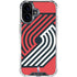 NBA Portland Trail Blazers Large Logo iPhone 16 Plus Clear Case