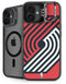 NBA Portland Trail Blazers Large Logo iPhone 16 Plus Kickstand Case