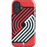 NBA Portland Trail Blazers Large Logo iPhone 16 Plus Magsafe Impact Case