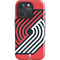 NBA Portland Trail Blazers Large Logo iPhone 16 Pro Impact Case
