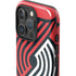 NBA Portland Trail Blazers Large Logo iPhone 16 Pro Impact Case