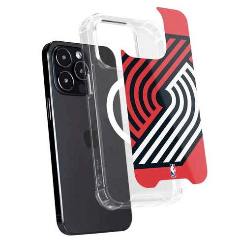 NBA Portland Trail Blazers Large Logo iPhone 16 Pro MagSafe Case