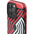 NBA Portland Trail Blazers Large Logo iPhone 16 Pro Max Impact Case